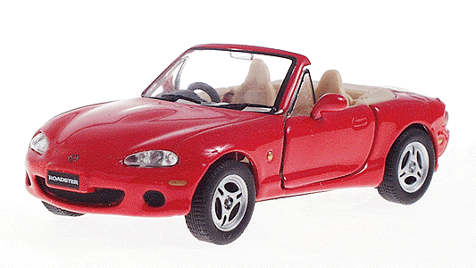 European Automobiles (Assembled Diecast) -- Mazda 1989 MX-5