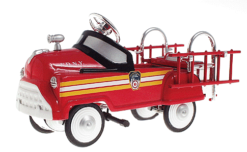 Pedal Car Replicas (Assembled, Diecast) -- Fire Dept. of New York (FDNY) Fire Truck