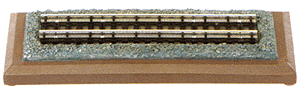 Collector's Display Base -- Resin 15" With Track