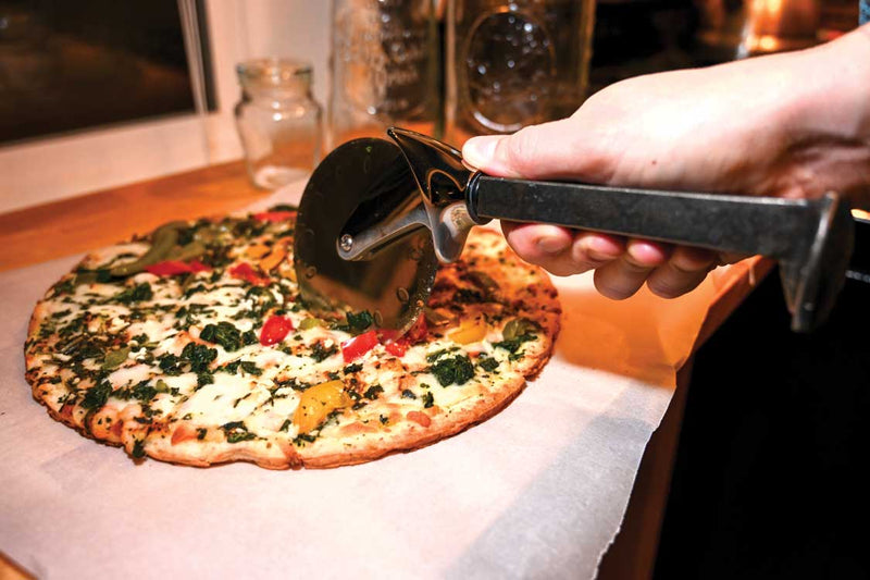 Railroad Spike Pizza Cutter-1