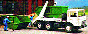 MAN dumpster truck