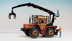 MB tractor w/mntd grab