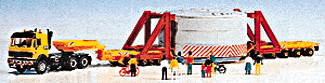 Heavy Duty Transport -- Mercedes Tractor w/Electric Steel Furnace