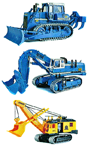 Large Tracked Excavators Set
