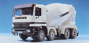 Construction Equipment -- Liebherr Articulated Mixer w/Mercedes Actros (white) Cab