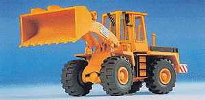 Construction Equipment-Front End Loader -- Faun F 1310 City Street Dept. (orange)