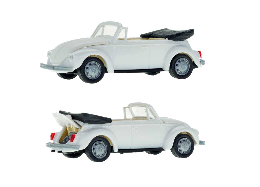 1970-1972 Volkswagen Old-Style Beetle Type 11 1302 Convertible - Kit -- Top Down (white)-1