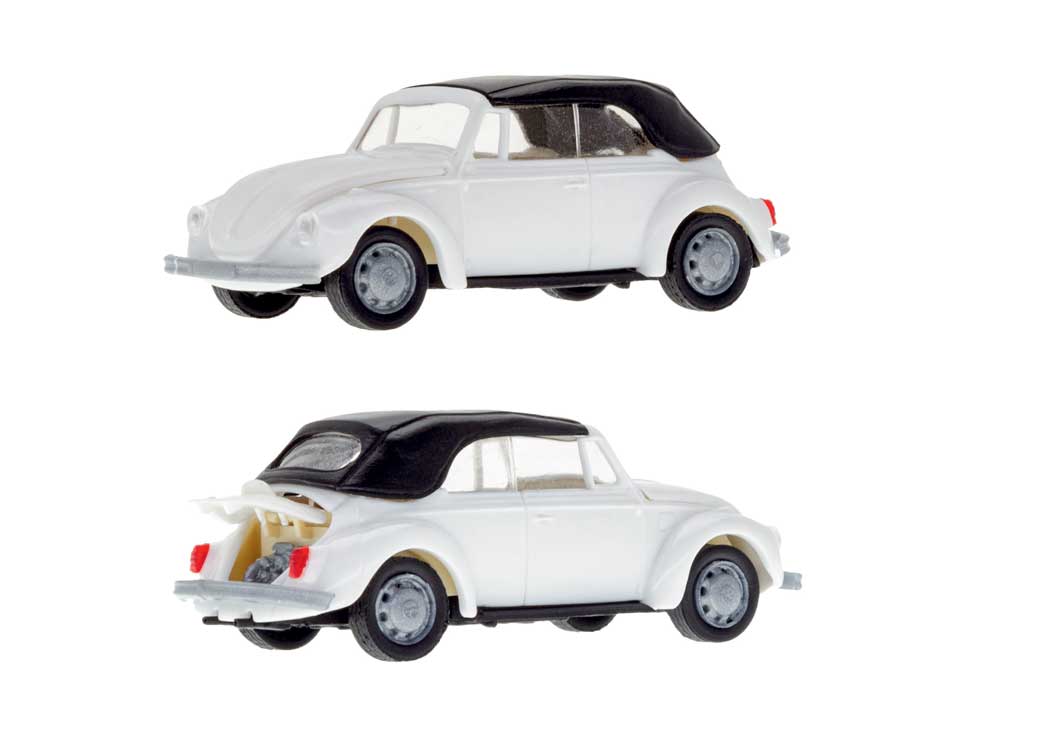 1970-1972 Volkswagen Old-Style Beetle Type 11 1302 Convertible - Kit -- Top Down (white)-2