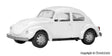 1970-1972 Volkswagen Beetle Type 11 - Kit -- White