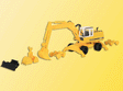 30 Years Kibri - European Construction Equipment -- Liebherr 922 Excavator w/Attachments