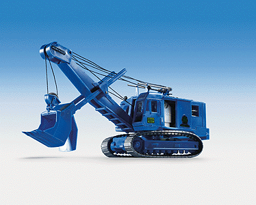 30 Years Kibri - European Construction Equipment -- Menck Tracked Excavator w/Shovel Bucket