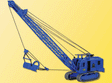 European Construction Equipment -- MENCK M154 Dragline Excavator with Bucket