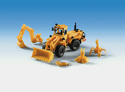 30 Years Kibri - European Construction Equipment -- Zettelmayer Heavy-Duty Excavator w/Accessories