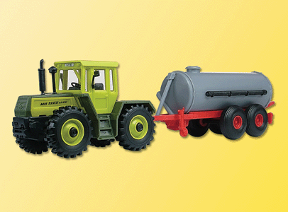 30 Years Kibri - Farm Machinery -- Mercedes Tractor w/Vacuum Tanker