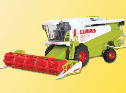 Farm Machinery - CLAAS -- Combine w/Corn & Small Grain Heads, Head Transport Trailer
