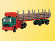 European Tractor/Trailer -- MAN Log Truck w/Log Crane