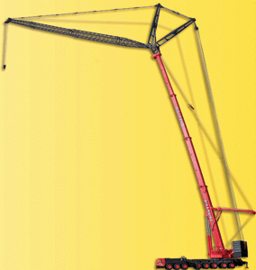 Construction Equipment - Heavy Mobile Cranes - Liebherr -- LTM 1400 With Jib Extension