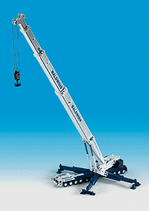 European Construction Equipment - Mobile Cranes -- GOTTWALD Telescoping Crane - Baldwins (blue, white)
