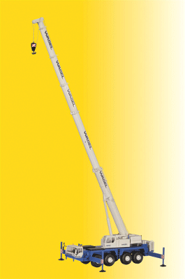 Bauer & Wasel Opencast Crane w/Special Outriggers - Kit -- White, Blue