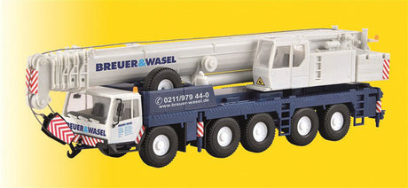Liebherr Telescoping Moble Crane - Kit -- Breuer & Wasel (white, blue, German Lettering)