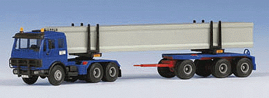 Tractor/Trailer - MB w/Long Load -- Doll