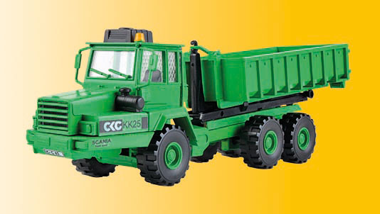 Kaelble Gmeinder Articulated Dump Truck w/Roll-Off Bed - Kit -- Green-3