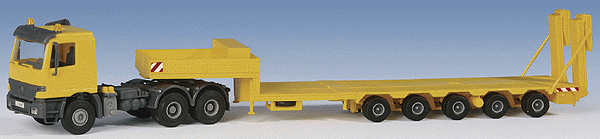 Tractor/Trailer Rigs:  ACTROS ZM GOLDHOFER Low-Loader