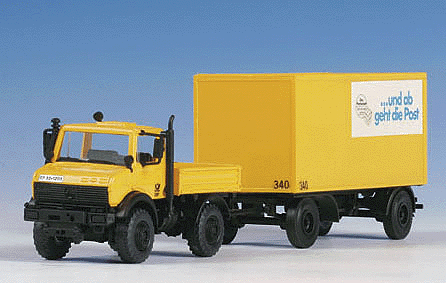 Truck - Unimog w/Post Trailer