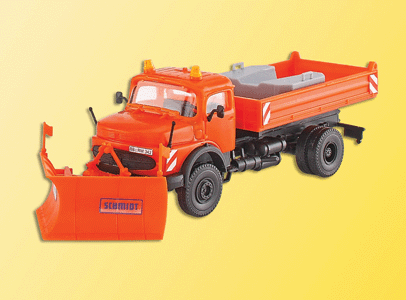 Mercedes Truck w/Snow Plow - Kit -- Orange