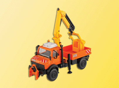 City Services Equipment - Unimog -- Flatbed w/Cherrypicker Boom & Basket