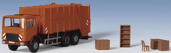 Utility Vehicles:  MAN Garbarge/Dump Truck