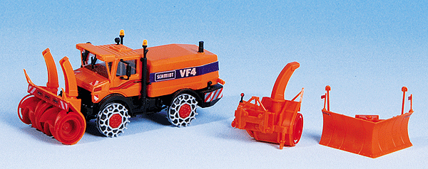 Maintenance Equipment -- Unimog Plow with Snow Blower