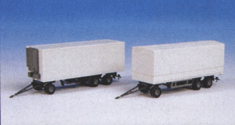 Wiesbauer 5-Axle Low-Boy Trailer w/Crane Boom Load - Kit -- Red-1