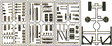 Military - Modern German Army (BW) - Accessories Set -- Truck Details (pioneer tools, gear, gas cans, tie-downs & more)