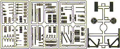 Military - Modern German Army (BW) - Accessories Set -- Truck Details (pioneer tools, gear, gas cans, tie-downs & more)