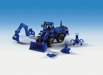 30 Years Kibri Emergency - Technical Help Service (THW) Equipment -- Mobile Excavator