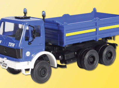 30 Years Kibri Emergency - Technical Help Service (THW) Equipment -- 3-Axle Dump Truck