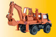 Unimog with Excavator - Kit -- Orange-1