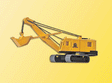 Menck Tracked Excavator with Shovel - Kit -- Yellow
