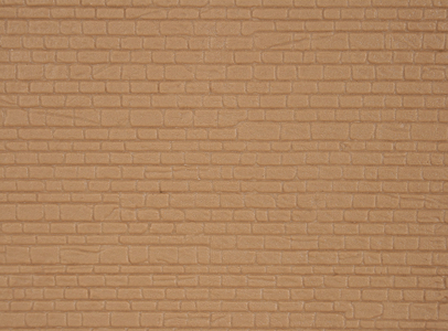 Wall Sections, Plastic Sheet -- Cut Stone, 4 x 7-3/4"