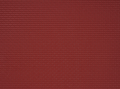 Plastic Sheet Brick -- Red-1