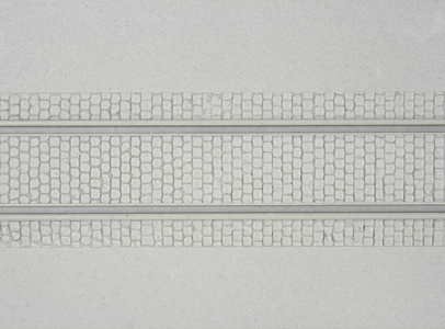 Plastic Sheet Brick -- Cobblestone w/Grooves for Track