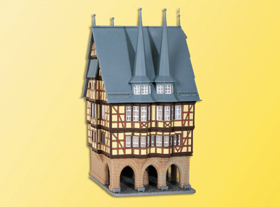 Alsfeld City Hall -- 2-3/8 x 2-3/8 x 4-15/16"  6 x 6 x 12.5cm