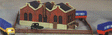 Warehouse Building -- 3-13/16 x 2 x 1-9/16" 9.5 x 5 x 4cm