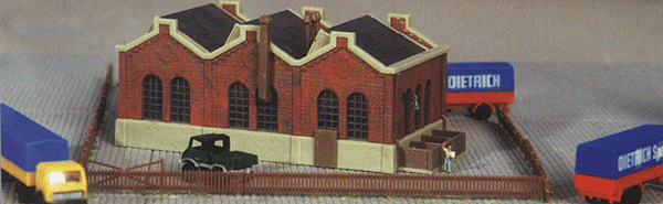 Warehouse Building -- 3-13/16 x 2 x 1-9/16" 9.5 x 5 x 4cm