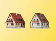 Settler House 30 Years -- 1-5/8 x 2"  4 x 5cm, 1-5/8 x 1-3/4"  4 x 4.5cm