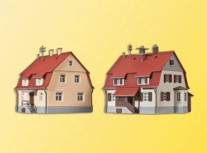 Settler House - 20 Years -- 2 x 2-1/8"  5.2 x 5.5cm   1-3/4 x 1-3/4"  4.5 x 4.5cm
