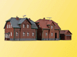 Workers Living Quarters -- 2-1/2 x 1-1/2"  6.5 x 4cm, 1-3/8 x 3/4"  3.5 x 2cm