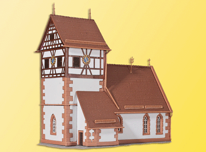 Schanbach Church -- 5-1/2 x 3-3/16 x 5-1/8"  14 x 8 x 13cm