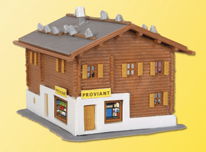 Rustic Houses in Sertig 2/ -- 8.5 x 6.5 x 5.5cm; 85. x 8.5 x 5.5cm
